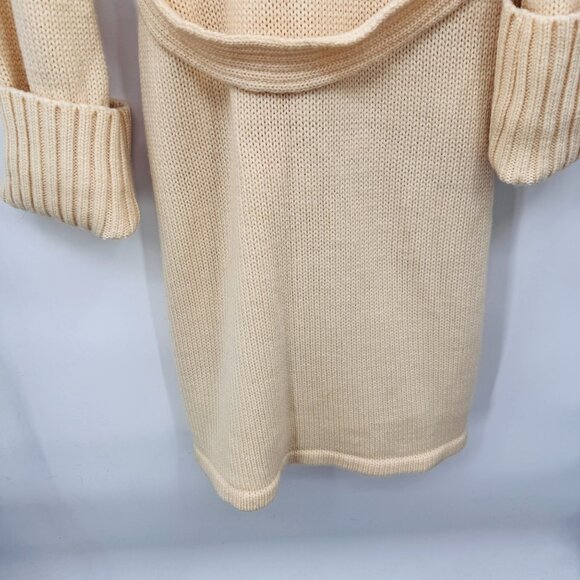 Vintage 70s Maurada Cardigan Bishop Sleeve Old Money Grannycore Large Wool Blend - Picture 10 of 10